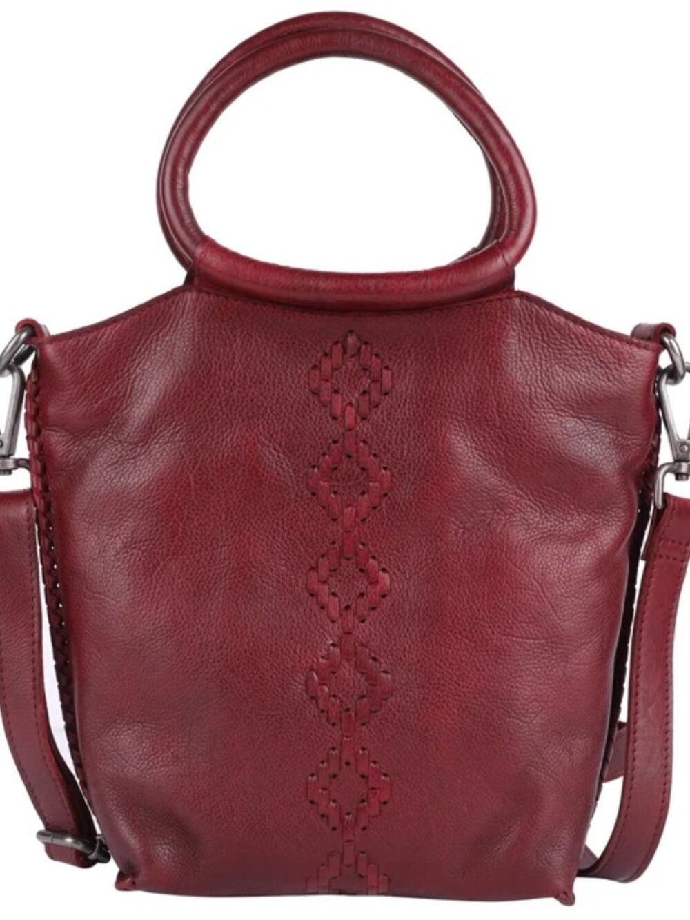 Latico Leathers Milano Oxblood Crossbody NEW